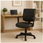 Cadeira B-ONE Back System com Braços Reguláveis – Corino Preta – 31010 RM MÓVEIS 17