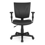 Cadeira B-ONE Giratória com Braços Reguláveis – Corino Preto – 31009 RM MÓVEIS 11