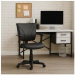 Cadeira B-ONE Giratória com Braços Reguláveis – Corino Preto – 31009 RM MÓVEIS 19