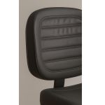 Cadeira Executiva Costurada Base em “S” PRETA – Corino Preto – 31014 RM MÓVEIS 14