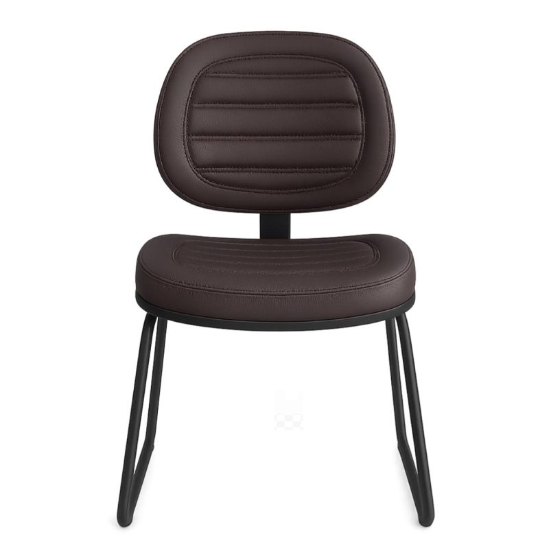 Cadeira Executiva Costurada Base Trapézio – Corino Preto – 31031 RM MÓVEIS 3