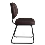 Cadeira Executiva Costurada Base Trapézio – Corino Preto – 31031 RM MÓVEIS 11