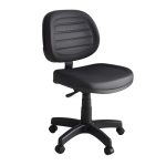 Cadeira Executiva COSTURADA Giratória sem Braços – Cor Preta – 31002 RM MÓVEIS 10