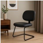 Cadeira Executiva LISA Base em “S” – Corino Preto – 31013 RM MÓVEIS 17