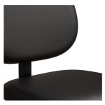 Cadeira Executiva LISA Base em “S” CROMADA – Corino Preto – 31015 RM MÓVEIS 13