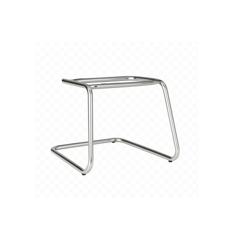 Cadeira Executiva LISA Base em “S” CROMADA – Corino Preto – 31015 RM MÓVEIS 7