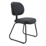 Cadeira Executiva LISA Base Trapézio – Corino Preto – 31030 RM MÓVEIS 10