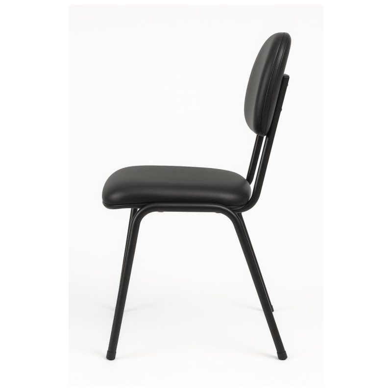 Cadeira Secretária 04 pés – Cor Preto – PMD – 31102 RM MÓVEIS 3