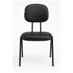 Cadeira Secretária 04 pés – Cor Preto – PMD – 31102 RM MÓVEIS 12