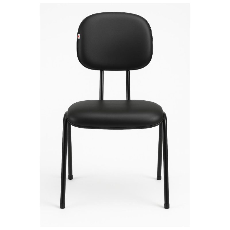 Cadeira Secretária 04 pés – Cor Preto – PMD – 31102 RM MÓVEIS 4