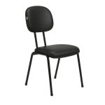 Cadeira Secretária 04 pés – Cor Preto – PMD – 31102 RM MÓVEIS 14