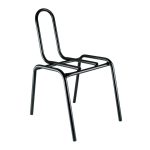 Cadeira Secretária 04 pés – Cor Preto – PMD – 31102 RM MÓVEIS 16