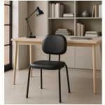 Cadeira Secretária 04 pés – Cor Preto – PMD – 31102 RM MÓVEIS 17