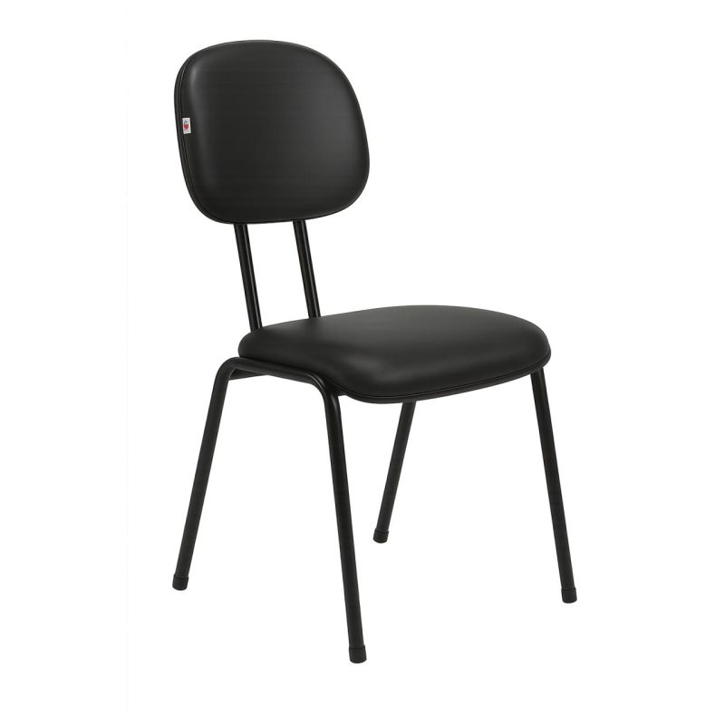 Cadeira Secretária 04 pés – Cor Preto – PMD – 31102 RM MÓVEIS 2