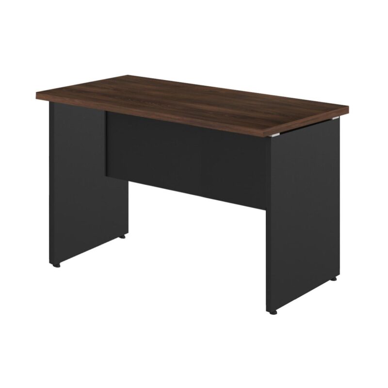 Mesa Escritório PÉ PAINEL – 1,35×0,60m – S/ Gavetas – MARSALA/PRETO – 25420 RM MÓVEIS 2