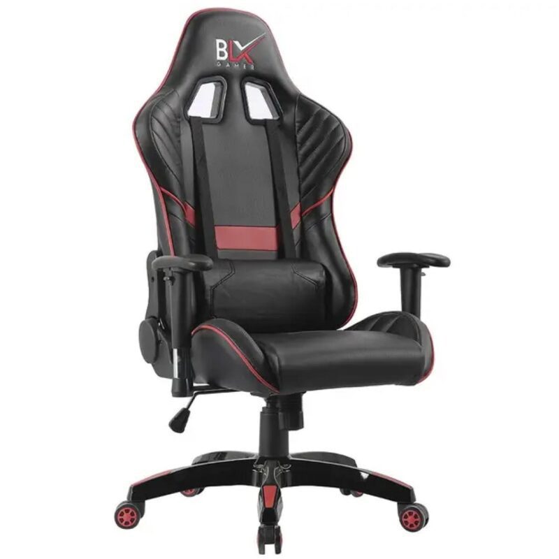 Cadeira Gamer Giratória BLX GAMER 6009G – Vermelho/Preto – 30031 RM MÓVEIS 2