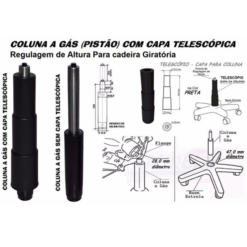 Cadeira Presidente PLUS BACK SYSTEM Baixa Costurada c/ Braços Reguláveis – Corino Preto 32974 RM MÓVEIS 7