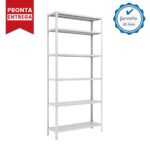 Estante de Aço com 06 Bandejas 30 cm (22/18) – 1,98×0,92×0,30m – Cinza – SA – 16015 RM MÓVEIS 9