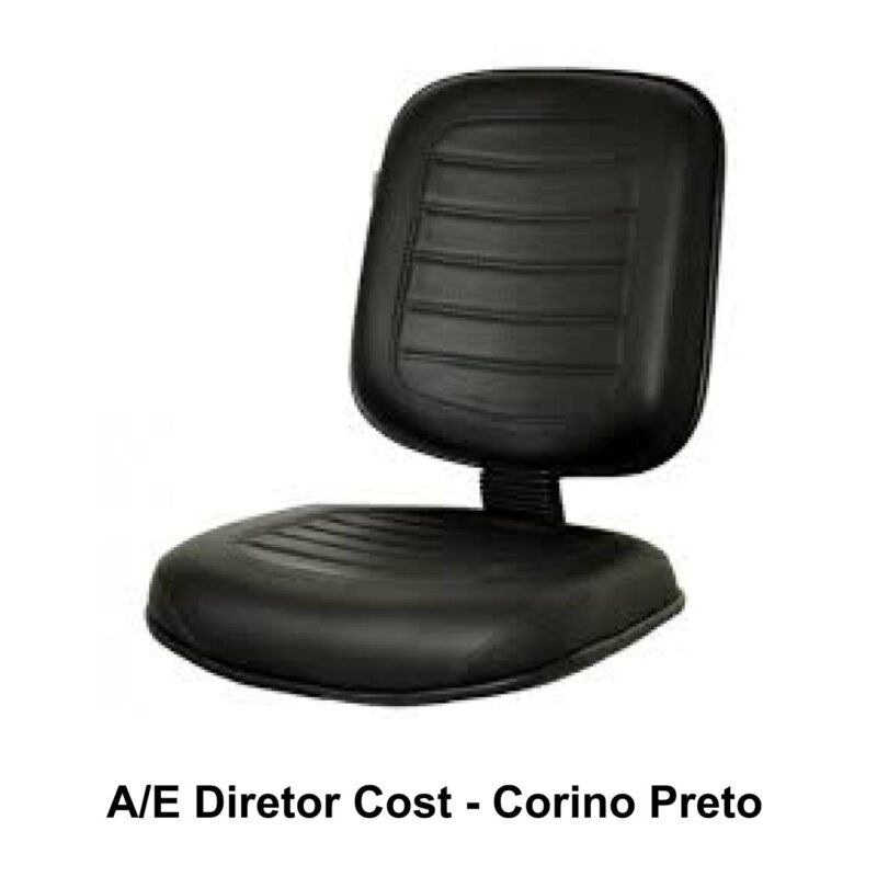 A/E Diretor Costurado GOMADA – Cor PRETA – 38002 RM MÓVEIS 2