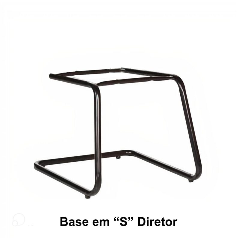 Base em “S” DIRETOR Preta – PMD – 42210 RM MÓVEIS 2