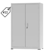 Armário de Aço com 02 Portas – PA 120 #22 (Reforçado) – NOBRE – 12105 RM MÓVEIS