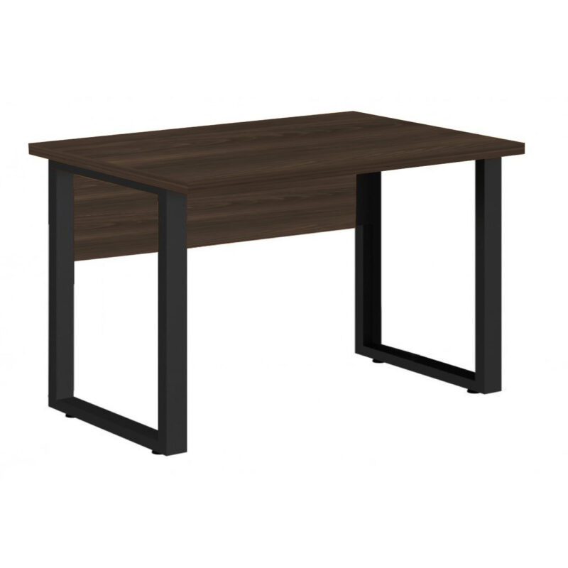 Mesa Escritório PÉ QUADRO – 1,20×0,60m – S/ Gavetas – MARSALA/PRETO – 25469 RM MÓVEIS 2