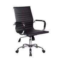 Cadeira DIRETOR Charles Eames Esteirinha – PRETO – PMD – 32887 RM MÓVEIS