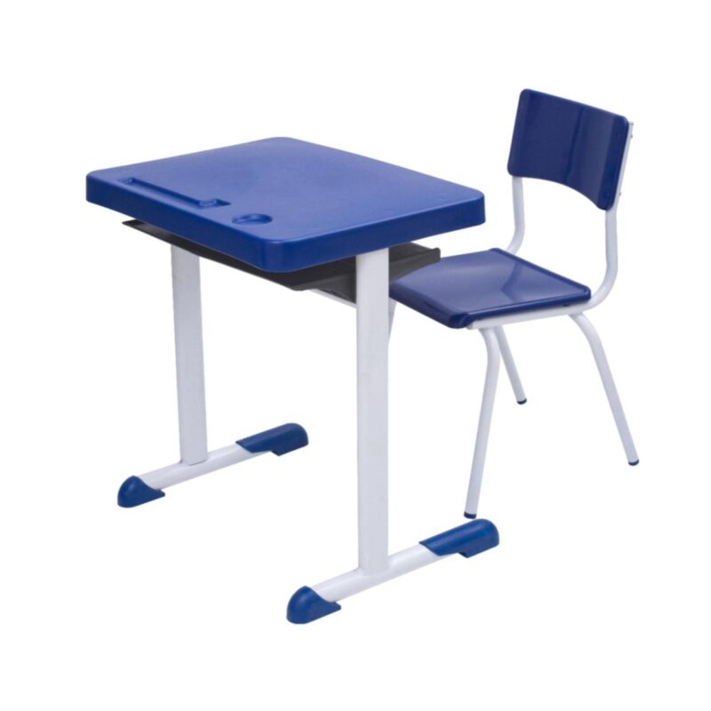 Kit Escolar Individual AZUL – (Mesa e Cadeira) – INFANTIL 03 a 06 Anos 41089 RM MÓVEIS 2