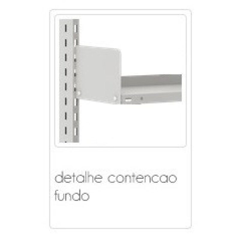 Estante Biblioteca de CENTRO com 12 Bandejas – 1,98×0,92×0,55m – NOBRE – 11109 RM MÓVEIS 4