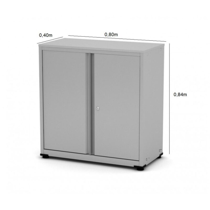 Armário de Aço PA-100 – 0,84×0,80×0,40m – CHAPA 26/24 – CZ/CZ – PANDIN – 12008 . RM MÓVEIS 4