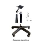 Cadeira Executiva LISA Giratória com Braço Corsa Cor Preta – 31001 RM MÓVEIS 10