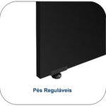 Mesa Escritório em “L” c/ Gaveteiro 1,70×1,60m NOGAL SEVILHA/PRETO – 21423 RM MÓVEIS 12