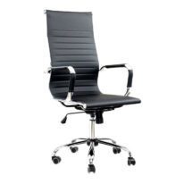 Cadeira Presidente Charles Eames Esteirinha – COR PRETA – 32997 RM MÓVEIS