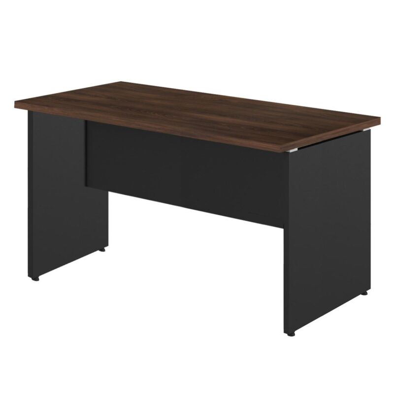 Mesa Escritório 1,70×0,60m – S/ Gavetas MARSALA / PRETO – 23474 RM MÓVEIS 2