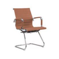 Cadeira Presidente Charles Eames Esteirinha FIXA – CARAMELO – 32884 RM MÓVEIS