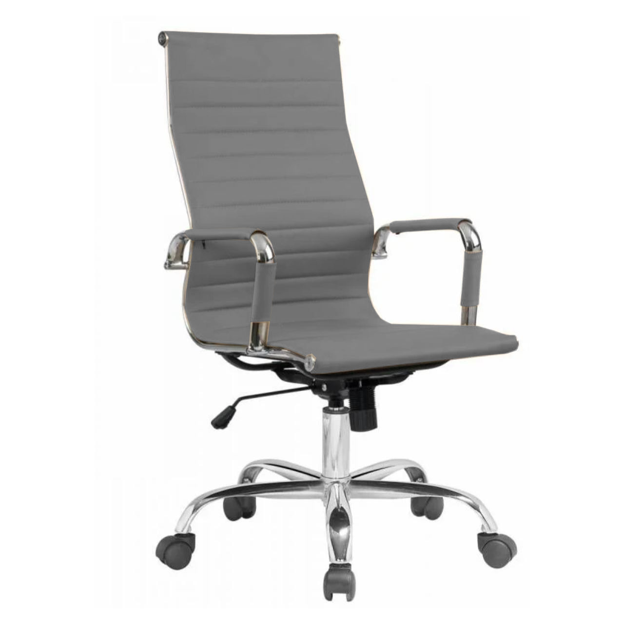 Cadeira PRESIDENTE Charles Eames Esteirinha – COR CINZA – PMD – 32881 RM MÓVEIS