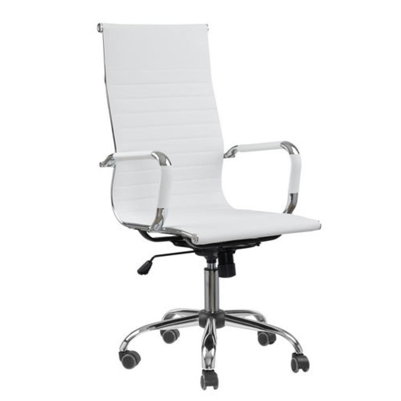 Cadeira PRESIDENTE Charles Eames Esteirinha – COR BRANCO – PMD – 32875 RM MÓVEIS