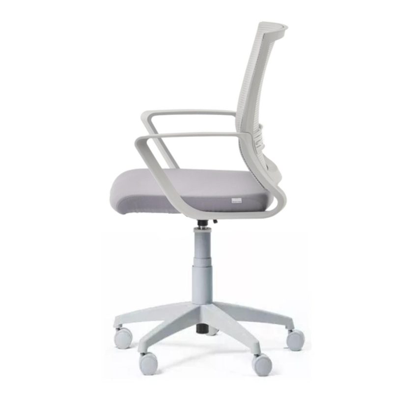 Cadeira de Escritório Diretor Tela MAYA c/ braço – Corino CINZA – 34031 RM MÓVEIS 3