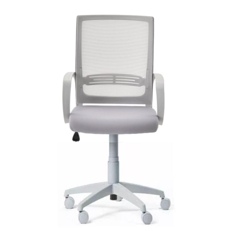 Cadeira de Escritório Diretor Tela MAYA c/ braço – Corino CINZA – 34031 RM MÓVEIS 5