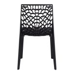 Cadeira Interlocutor GRUVYER para Escritório ou Jantar – Polipropileno – Cor Preto – 48006 RM MÓVEIS 11