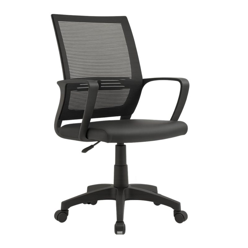Cadeira de Escritório Diretor Tela MAYA c/ braço – Cor Preto – 34029 RM MÓVEIS 6
