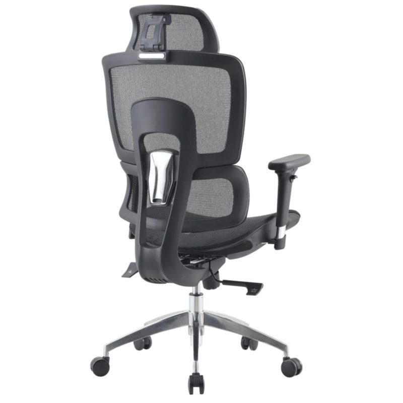 Cadeira de Escritório Presidente Tela ÉVORA – Cor Preto – 30065 RM MÓVEIS 6