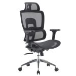 Cadeira de Escritório Presidente Tela ÉVORA – Cor Preto – 30065 RM MÓVEIS 9