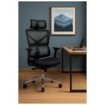 Cadeira de Escritório Presidente Tela TITAN – Cor Preto – 30067 RM MÓVEIS 17