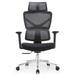 Cadeira de Escritório Presidente Tela TITAN – Cor Preto – 30067 RM MÓVEIS 14