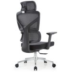 Cadeira de Escritório Presidente Tela TITAN – Cor Preto – 30067 RM MÓVEIS 12