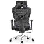 Cadeira de Escritório Presidente Tela TITAN – Cor Preto – 30067 RM MÓVEIS 13
