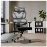 Cadeira de Escritório Presidente Tela ÉDON – Cor Preto – 30066 RM MÓVEIS 17
