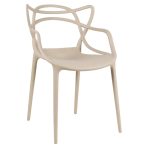 Cadeira Interlocutor ALLEGRA para Escritório ou Jantar – Polipropileno – Cor AREIA – 48009 RM MÓVEIS 12