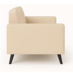 Poltrona para Escritório ROMA 03 Lugar – Corino – Cor AREIA – 60063 RM MÓVEIS 10